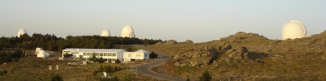 Panoramic view of Calar Alto observatory
