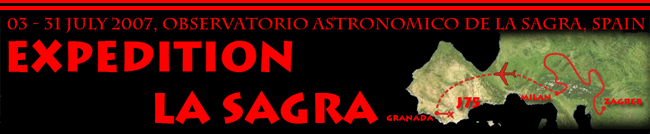 Expedition La Sagra I banner