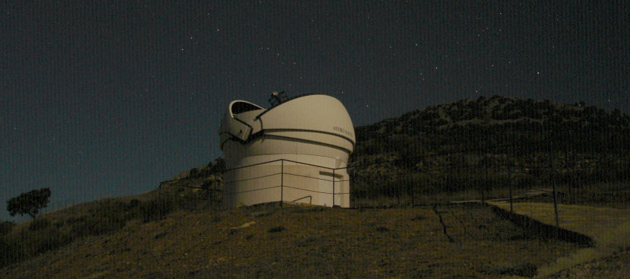 Telescopes On Earth. One of the LSSS telescopes by